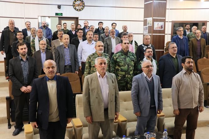 مراسم هفته بسیج برگزار شد