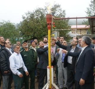 افتتاح پروژه هاي گازرساني به 9 روستا و يك شهرك صنعتي و كلنگ زني 2 روستا در هفته دفاع مقدس در استان گيلان 
