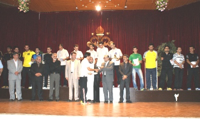 برگزاري مسابقات جام رمضان در سالن ورزشي شركت گاز استان گيلان