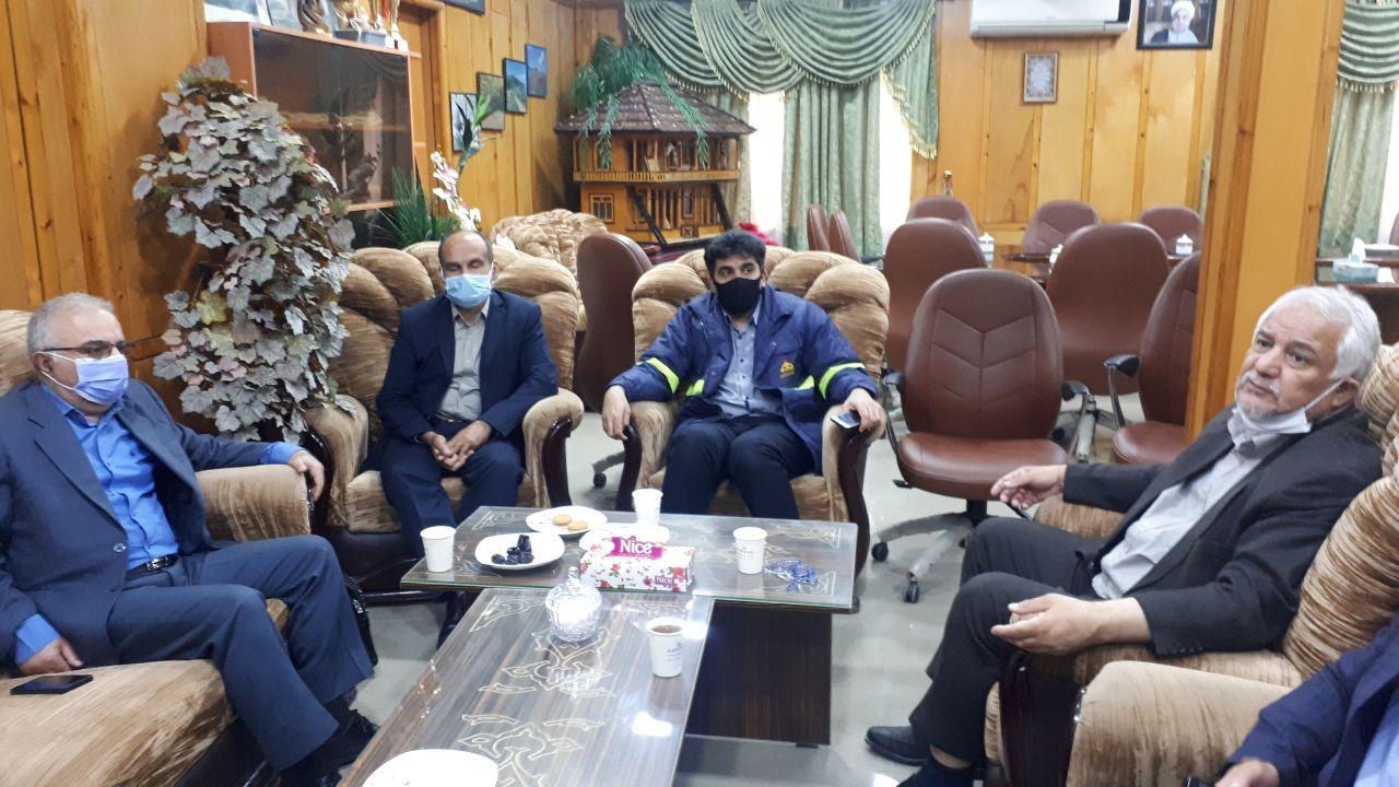 بازدید مدیرعامل شرکت گاز استان گیلان از مناطق سیل زده تالش