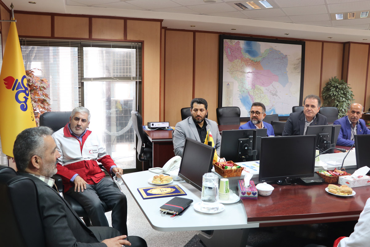 انعقاد تفاهم نامه همکاری میان شرکت گاز و هلال احمر استان گیلان