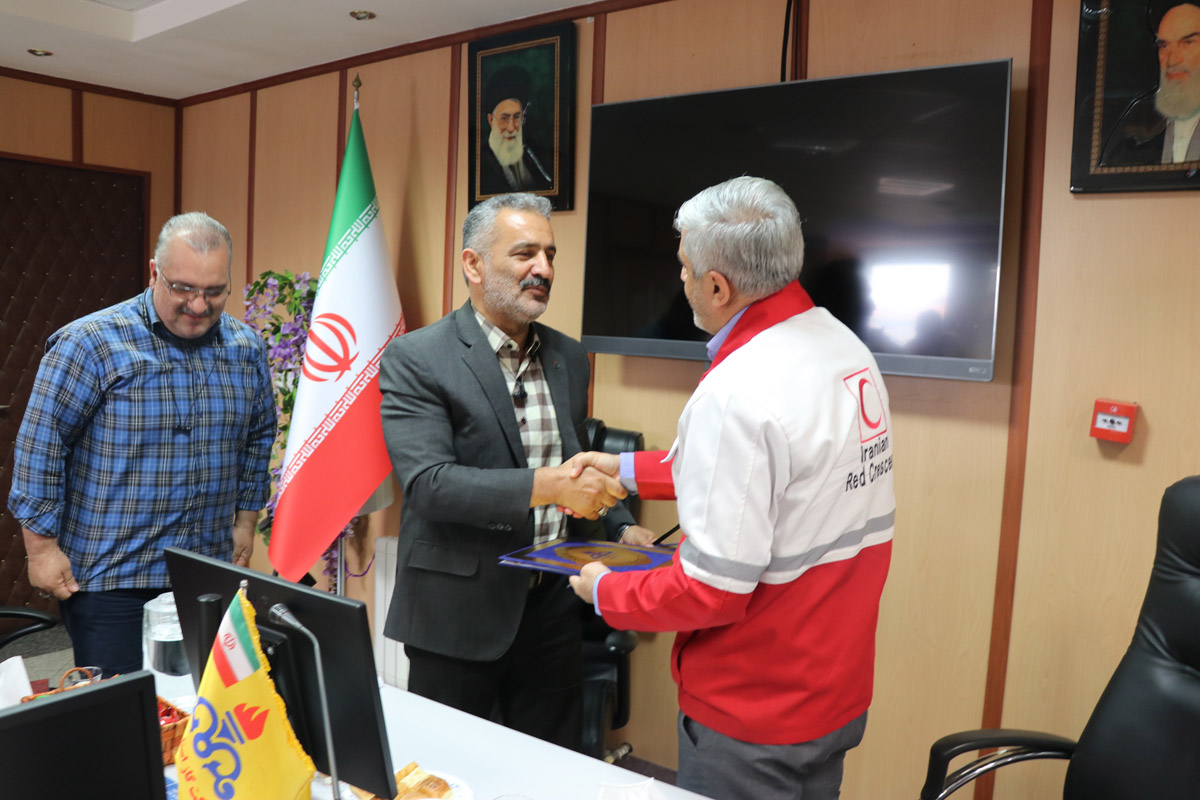 انعقاد تفاهم نامه همکاری میان شرکت گاز و هلال احمر استان گیلان