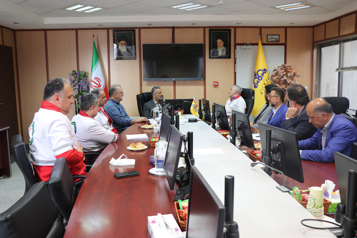 انعقاد تفاهم نامه همکاری میان شرکت گاز و هلال احمر استان گیلان