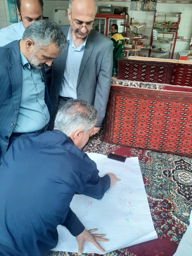 برپایی میز خدمت جهادی شرکت گاز استان گیلان در شهرستان املش