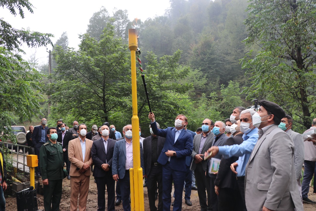 با حضور استاندار گیلان؛ پروژه گازرسانی در شهرستان شفت به بهره برداری رسید