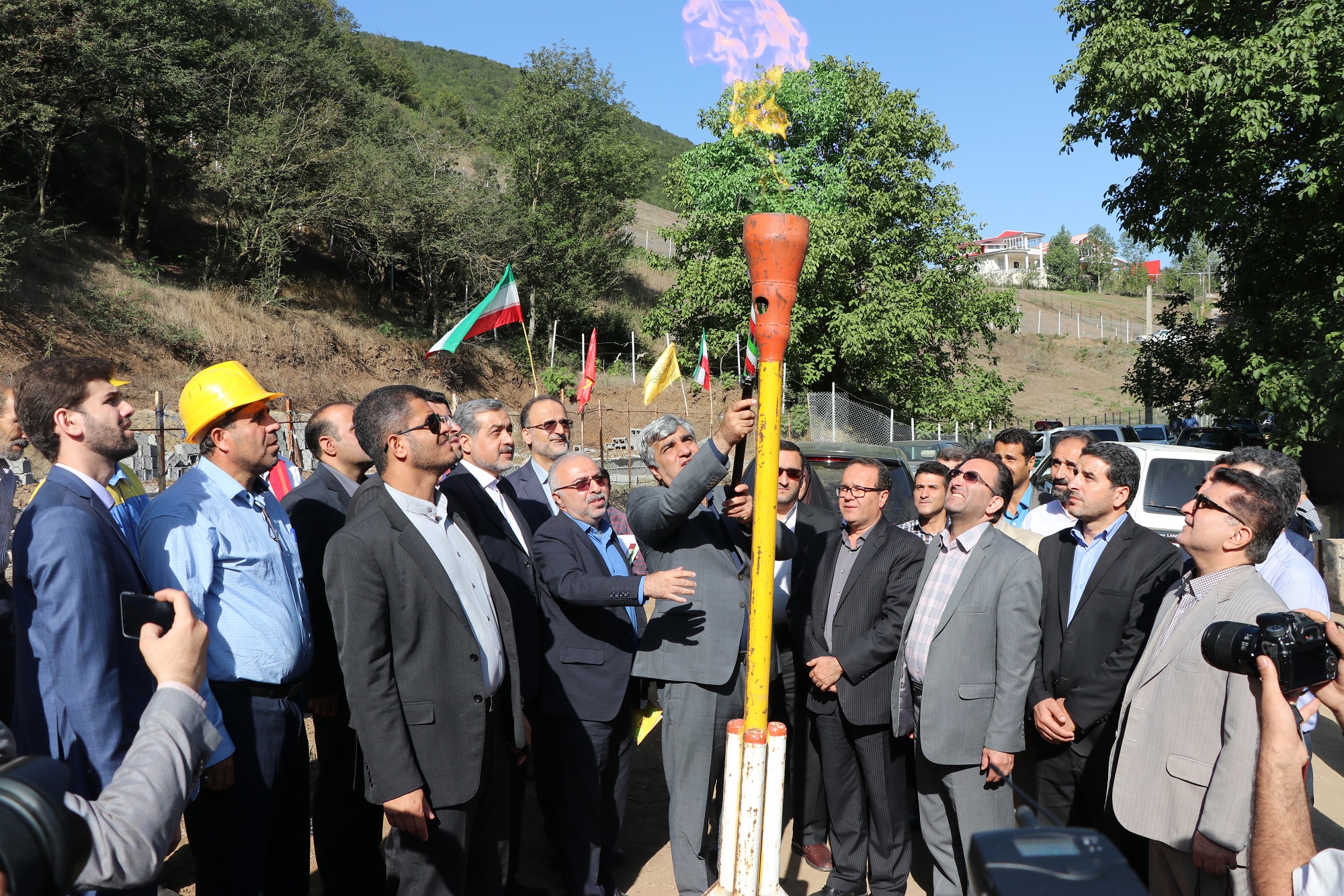 مشعل گاز 15 روستای شهرستان رودبار روشن شد