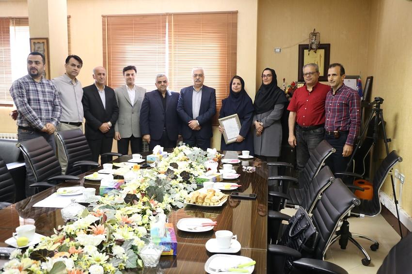 تقدیر مدیران شرکت گاز و نفت استان از رئیس بهداشت و درمان صنعت نفت گیلان