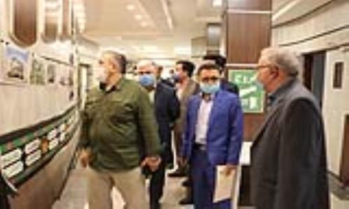 گزارش تصویری: برپایی نمایشگاه هفته دفاع مقدس در شرکت گاز استان گیلان