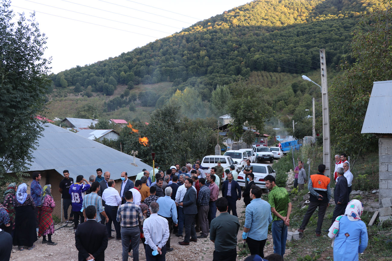 5 روستای کوهستانی املش گیلان به شبکه سراسری گاز متصل شدند