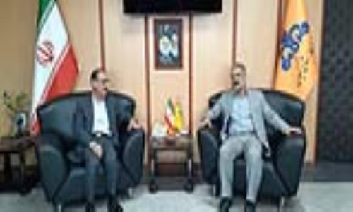 رئیس دانشگاه گیلان با مدیر عامل شرکت گاز دیدار کرد
