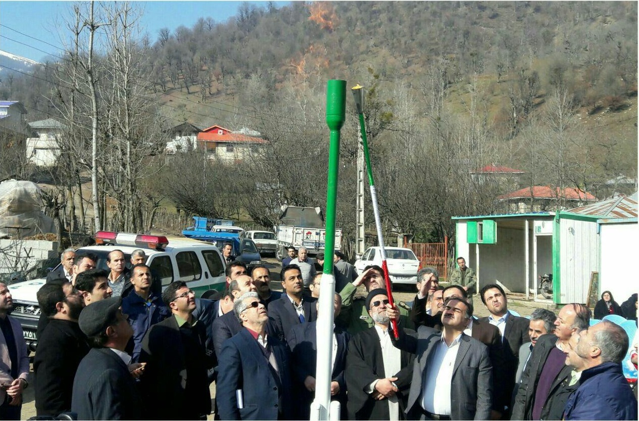 بهره مندی روستای خروم شهرستان ماسال از نعمت گاز طبیعی