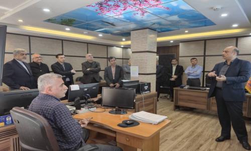 بازدید فرماندار شهرستان رشت از  شرکت گاز استان گیلان