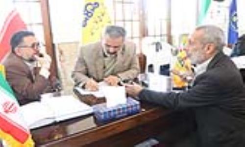 ميز خدمت جهادي شركت گاز در مصلي شهر رشت برپا شد