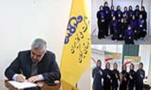 پیام تبریک دکتر برادران نصیری به دختران مدال آور گاز گیلان