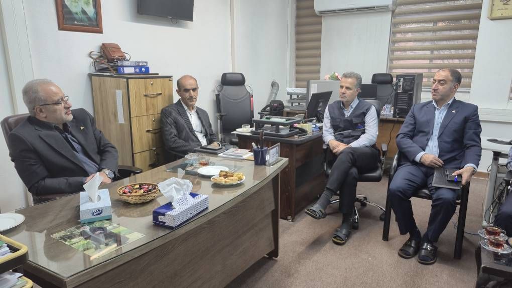 حضور مدیرعامل شرکت گاز استان گیلان در ساختمان امور HSE همزمان با روز ایمنی و آتش نشانی