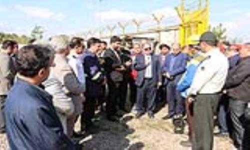 مانور خرابکاری در ایستگاه تقلیل فشار گاز فلکده رشت برگزار شد