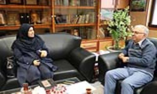 دیدار مدیر شعب بانک مسکن در گیلان با مدیرعامل شرکت گاز استان گیلان