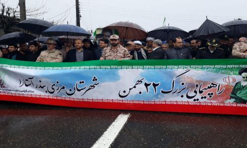 تجلی حضور؛ تصاویر ثبت شده از راهپیمایی پرشکوه 22 بهمن توسط کارکنان شرکت گاز استان گیلان