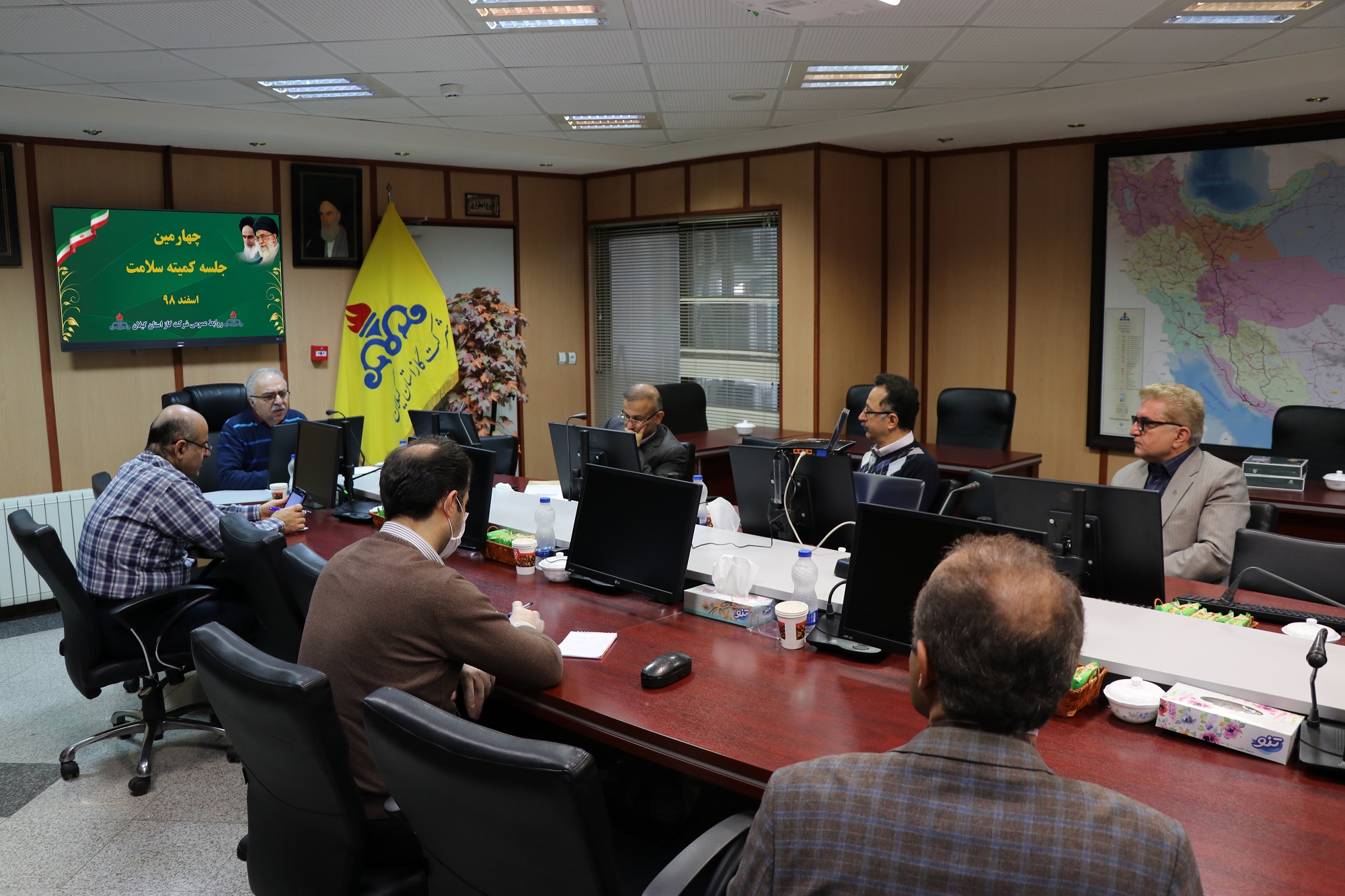 چهارمین جلسه کمیته سلامت شرکت گاز استان گیلان برگزار شد