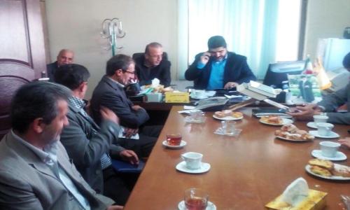 جلسه توجيهي دهياران بخش كوچصفهان جهت آمادگي در برابر بحران احتمالي