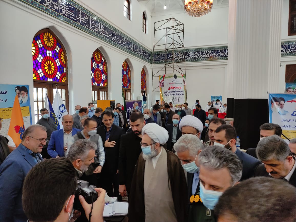 میز خدمت شرکت گاز استان گیلان در مصلی امام خمینی (ره) رشت برگزار شد