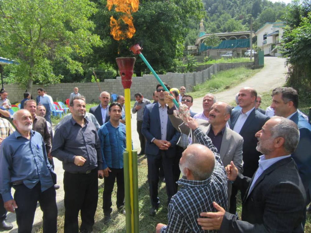 گرمای گاز در سه روستای کوهستانی رودسر