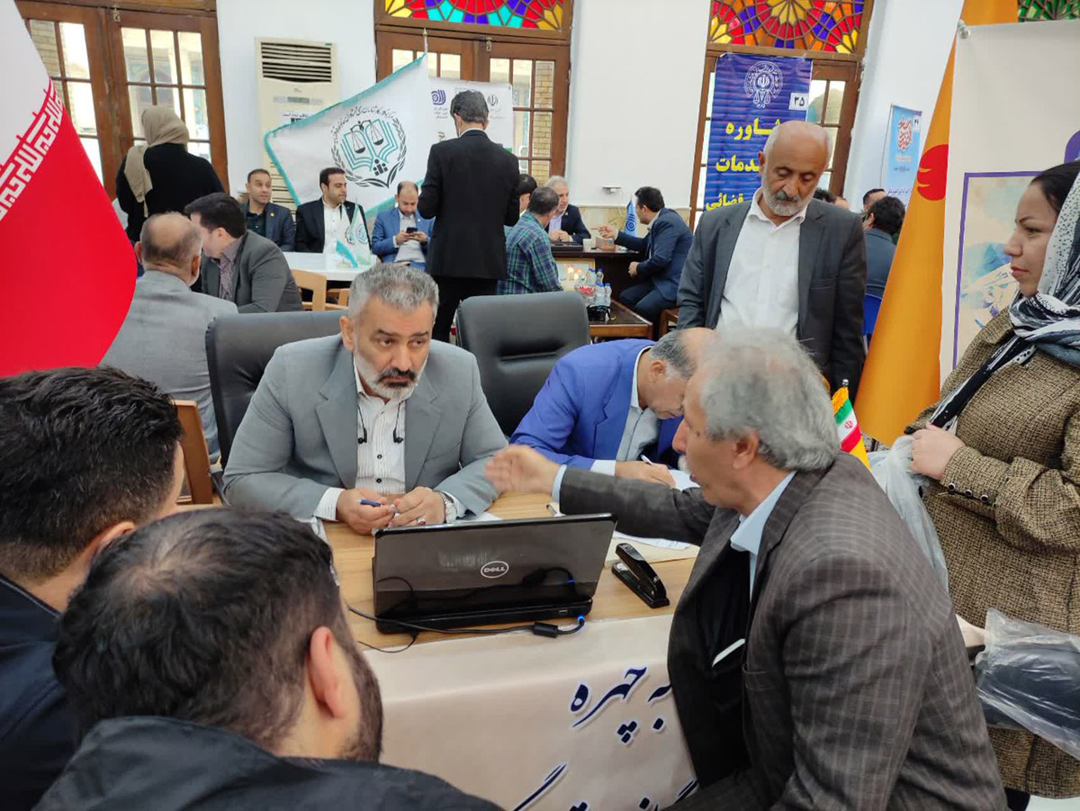 میز خدمت جهادی شرکت گاز استان گیلان در مصلی رشت برگزار شد