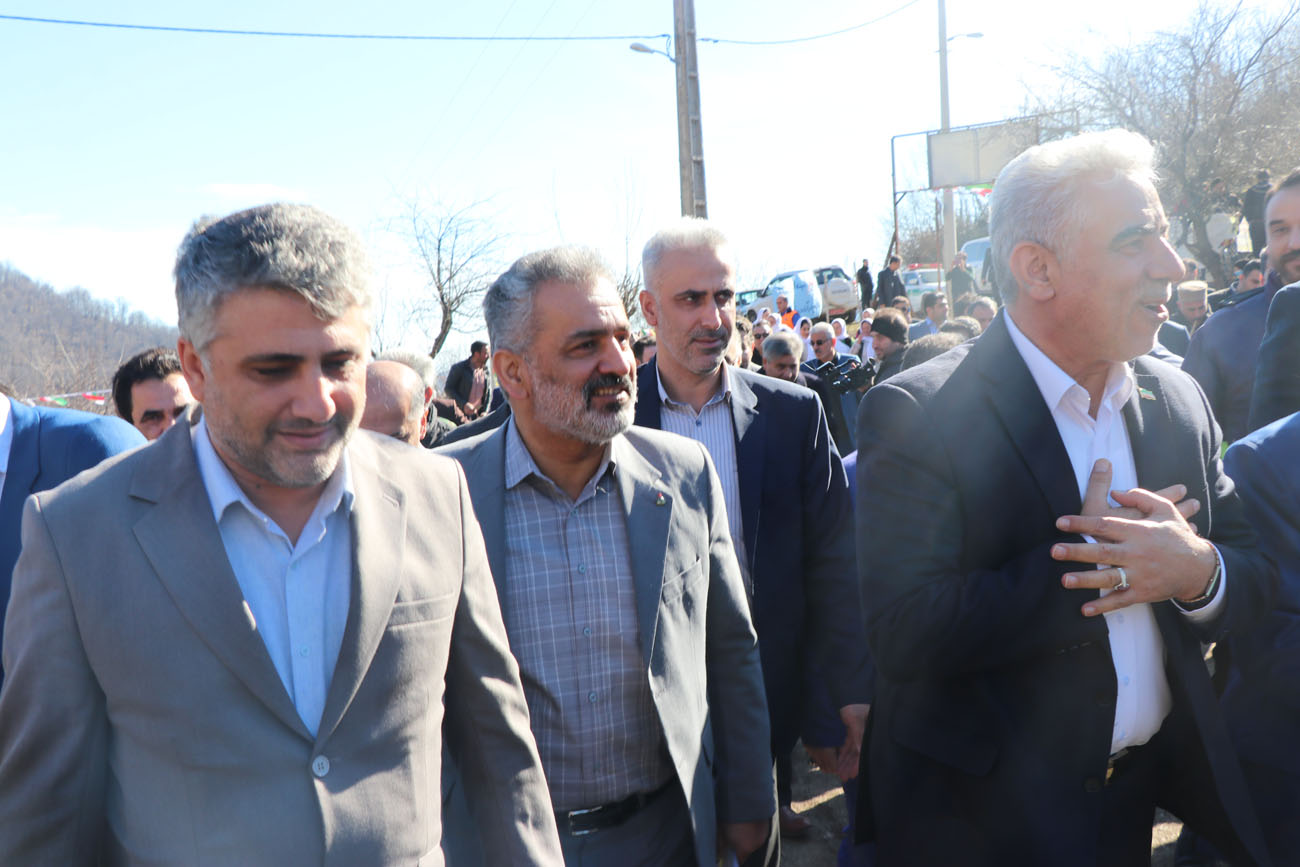 مشعل گازرسانی به 22 روستای گیلان در تالش برافروخته شد