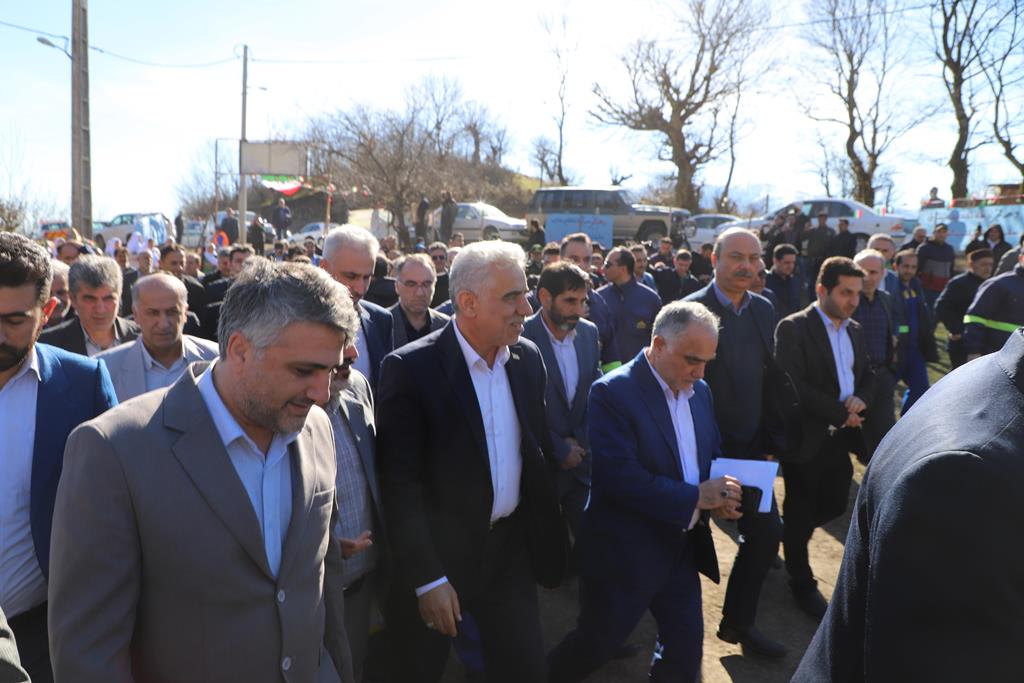 مشعل گازرسانی به 22 روستای گیلان در تالش برافروخته شد