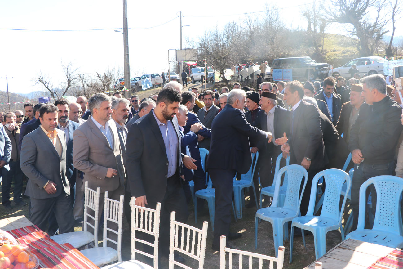 مشعل گازرسانی به 22 روستای گیلان در تالش برافروخته شد