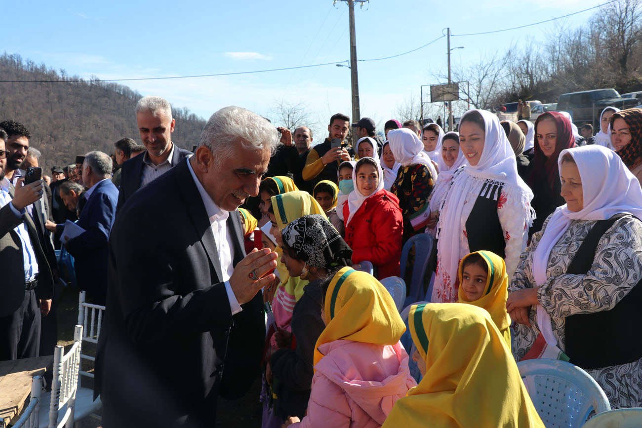 مشعل گازرسانی به 22 روستای گیلان در تالش برافروخته شد