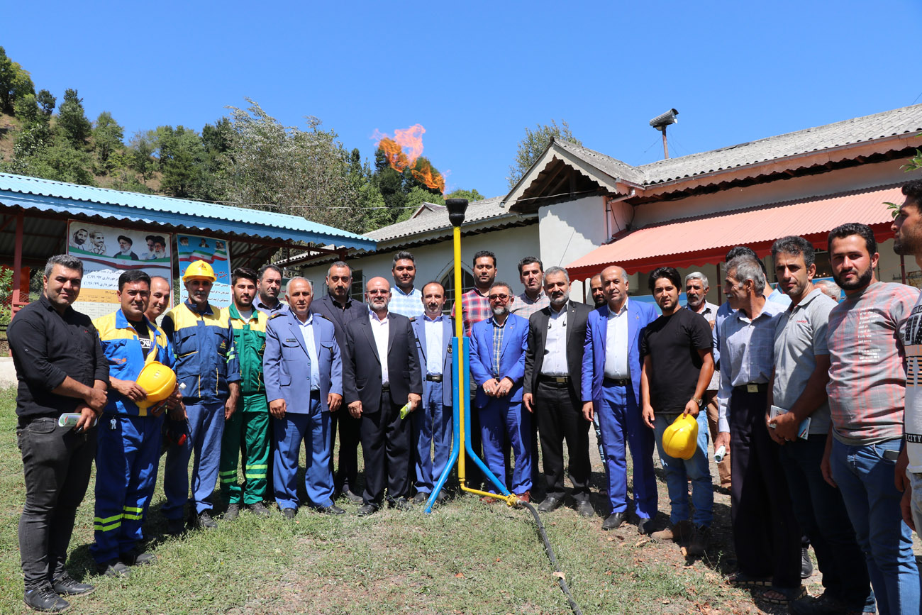 گرمای گاز در 4 روستای کوهستانی آستارا