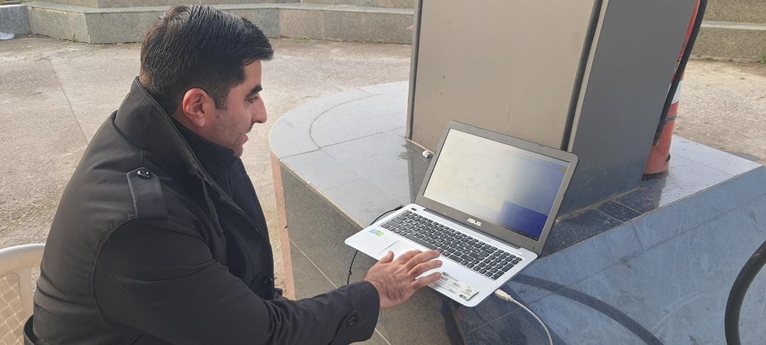 تلاش کارکنان واحد فناوری اطلاعات و ارتباطات گاز گیلان برای راه اندازی مجدد جایگاه های سوخت