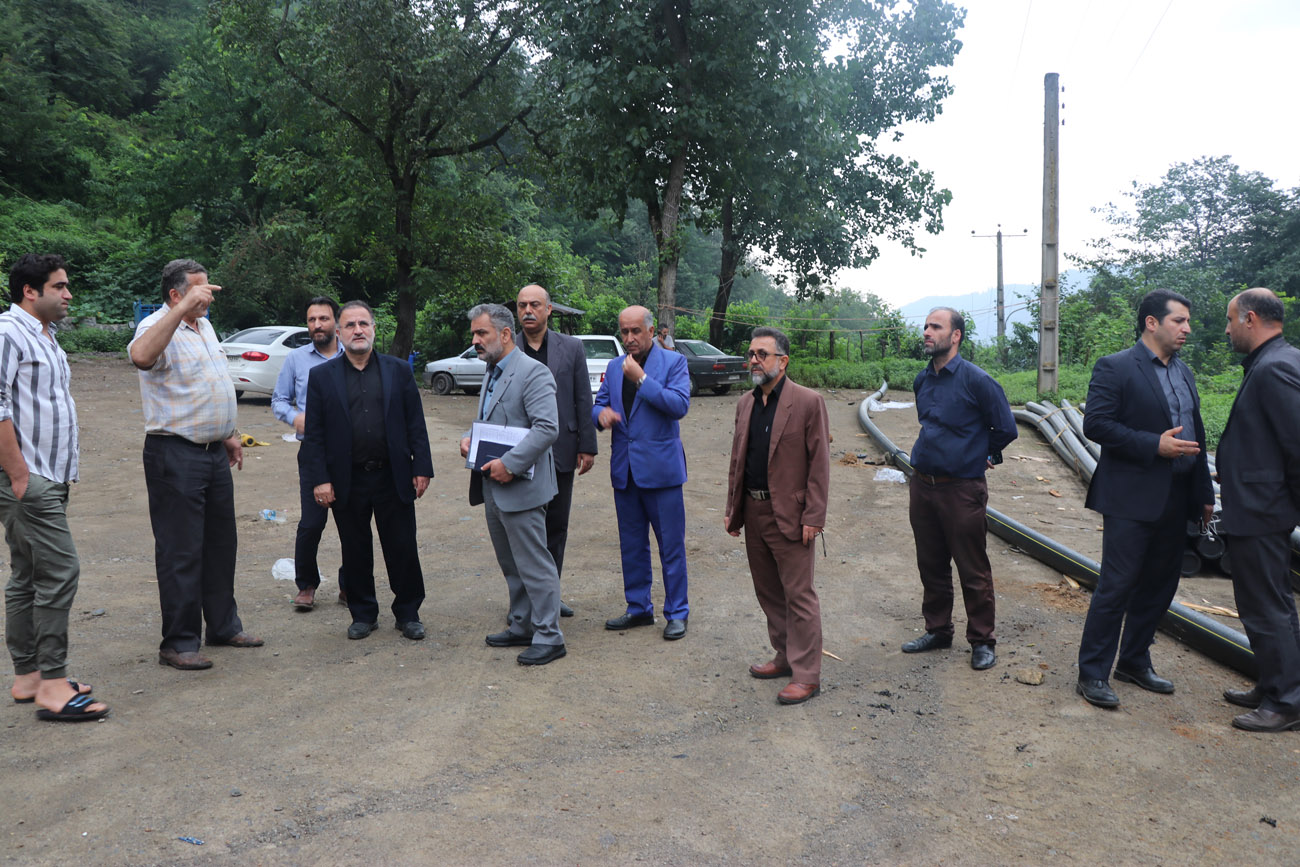 مدیرعامل شرکت گاز گیلان از پروژه گازرسانی خوشه امام زاده ابراهیم (ع) شفت بازدید کرد