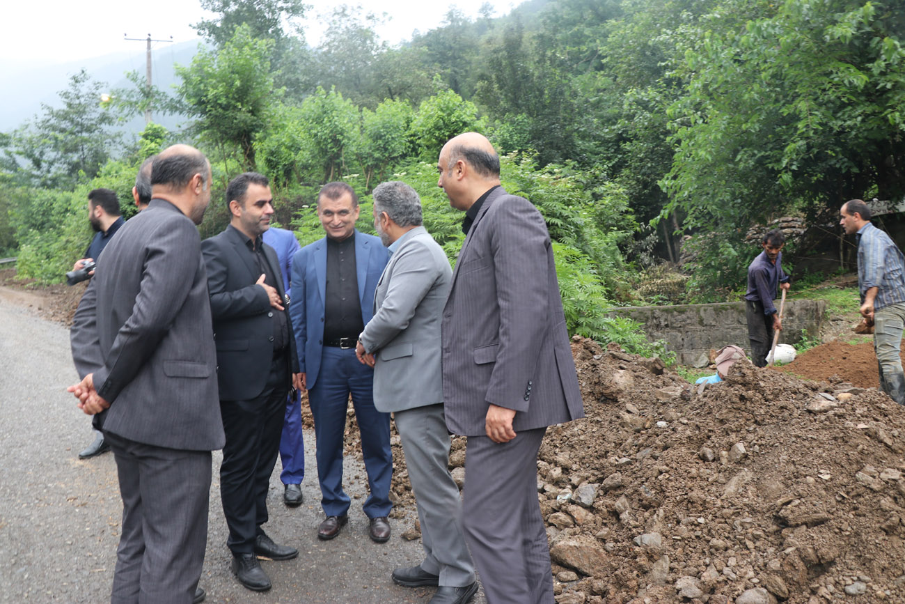 مدیرعامل شرکت گاز گیلان از پروژه گازرسانی خوشه امام زاده ابراهیم (ع) شفت بازدید کرد