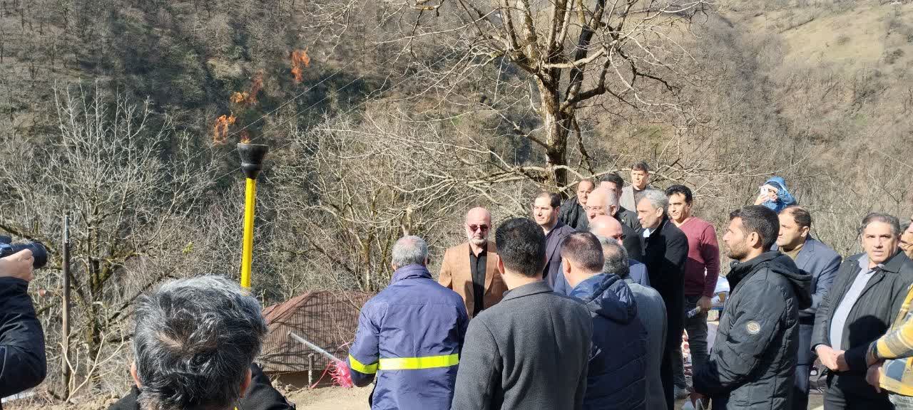 گرمای گاز به روستای کوهستانی آستارا رسید