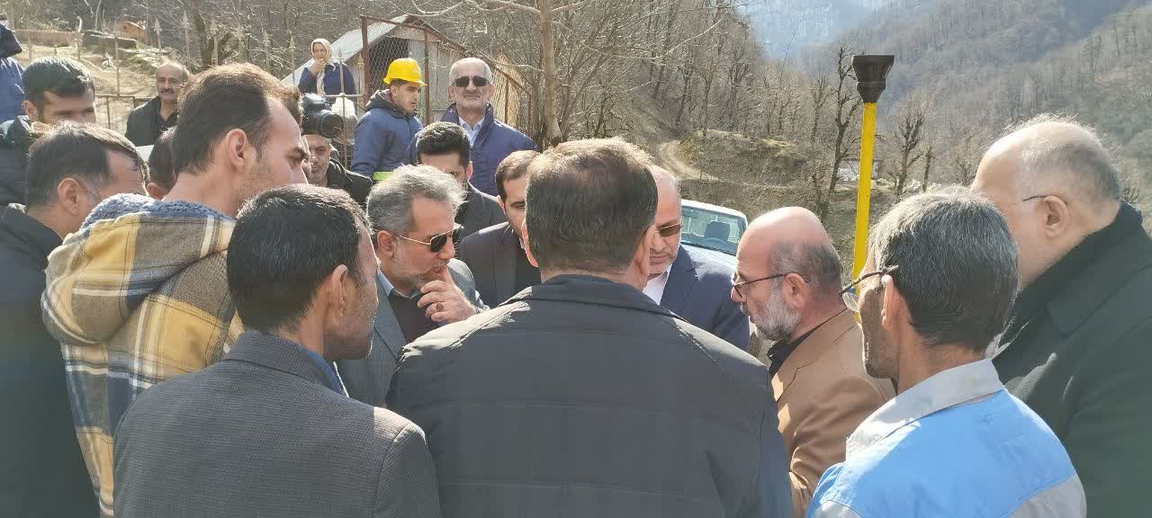 گرمای گاز به روستای کوهستانی آستارا رسید