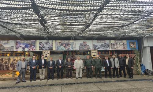 گزارش تصویری- مراسم گرامیداشت هفته دفاع مقدس در شرکت گاز استان گیلان