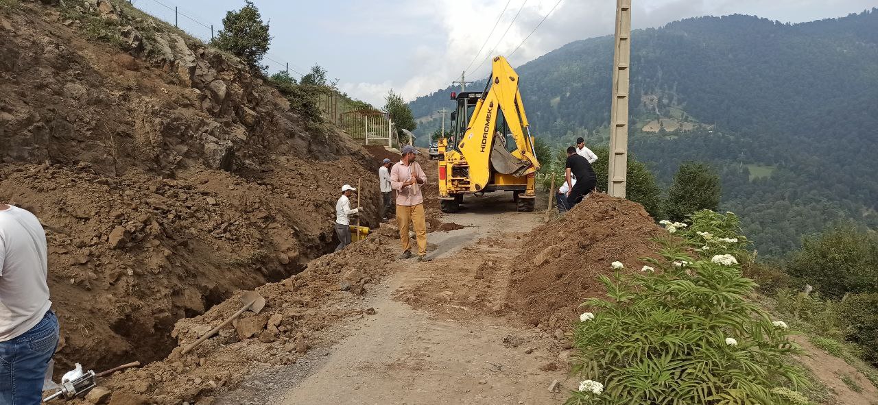 گزارش تصویری؛ گازرسانی به مناطق صعب العبور و کوهستانی گیلان - هفته دولت 1402