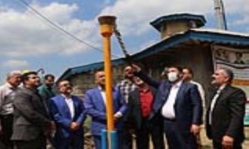 فروغ شعله گاز در ارتفاعات لنگرود گیلان